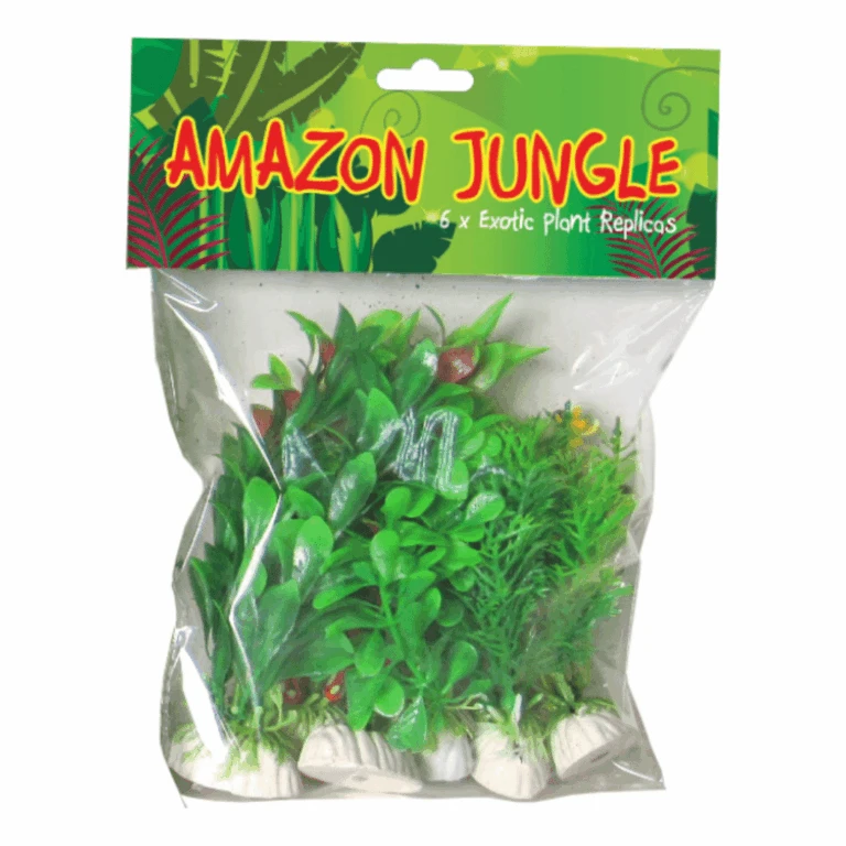 Nick's Pet Needs -Nick's Pet Needs Amazon Jungle Aquarium Plant Pack of 6 10cm 768x768 1
