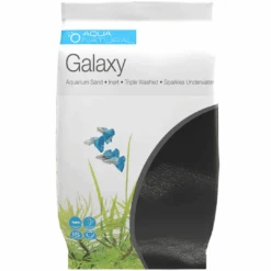 Aqua Natural Aquarium Sand Galaxy Black 4.5kg
