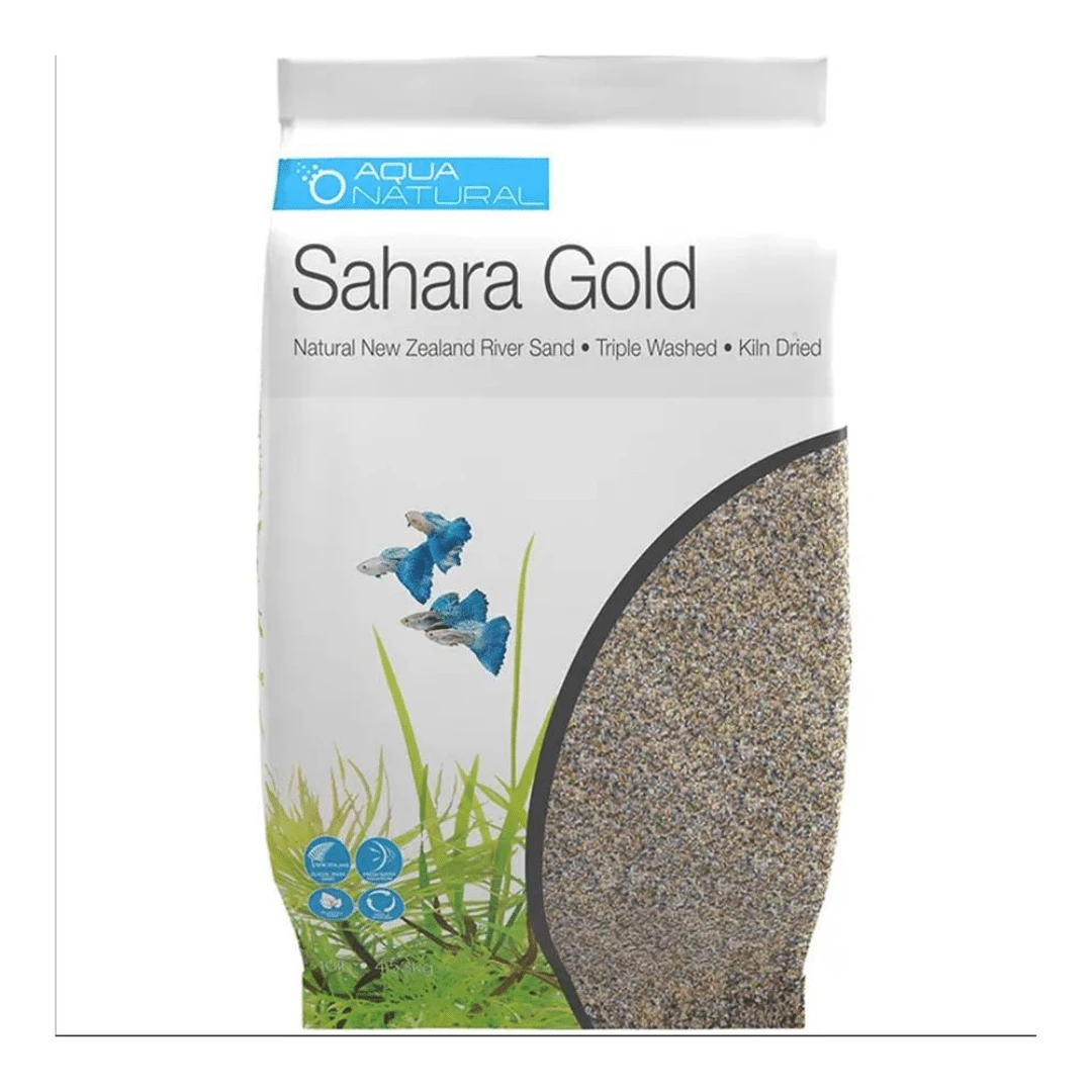 Aqua Natural Aquarium Sand Sahara Gold 4.5kg 3 Aqua Natural Aquarium Sand Sahara Gold 4.5kg