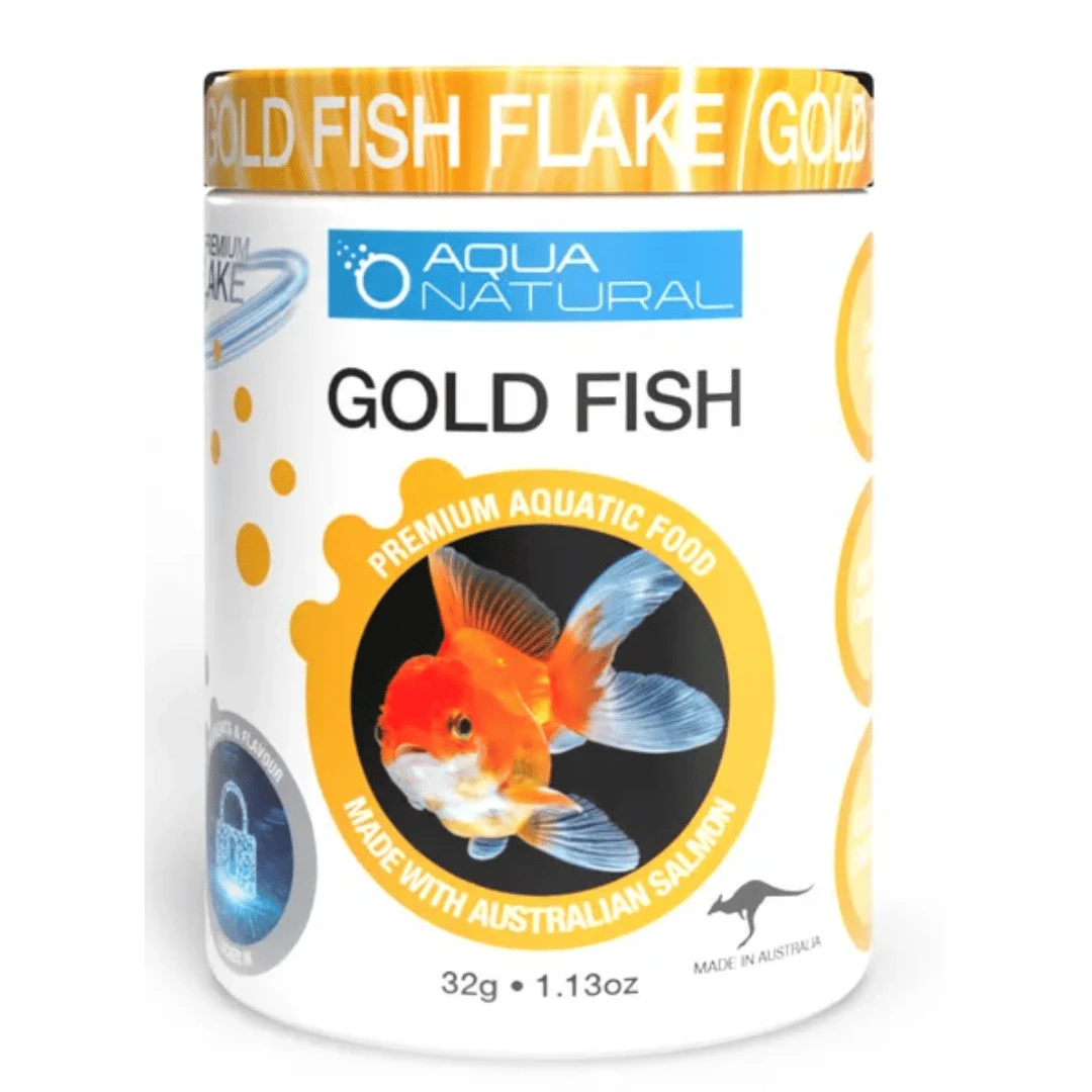 Aqua Natural Gold Fish Flakes 32g 3 Aqua Natural Gold Fish Flakes 32g