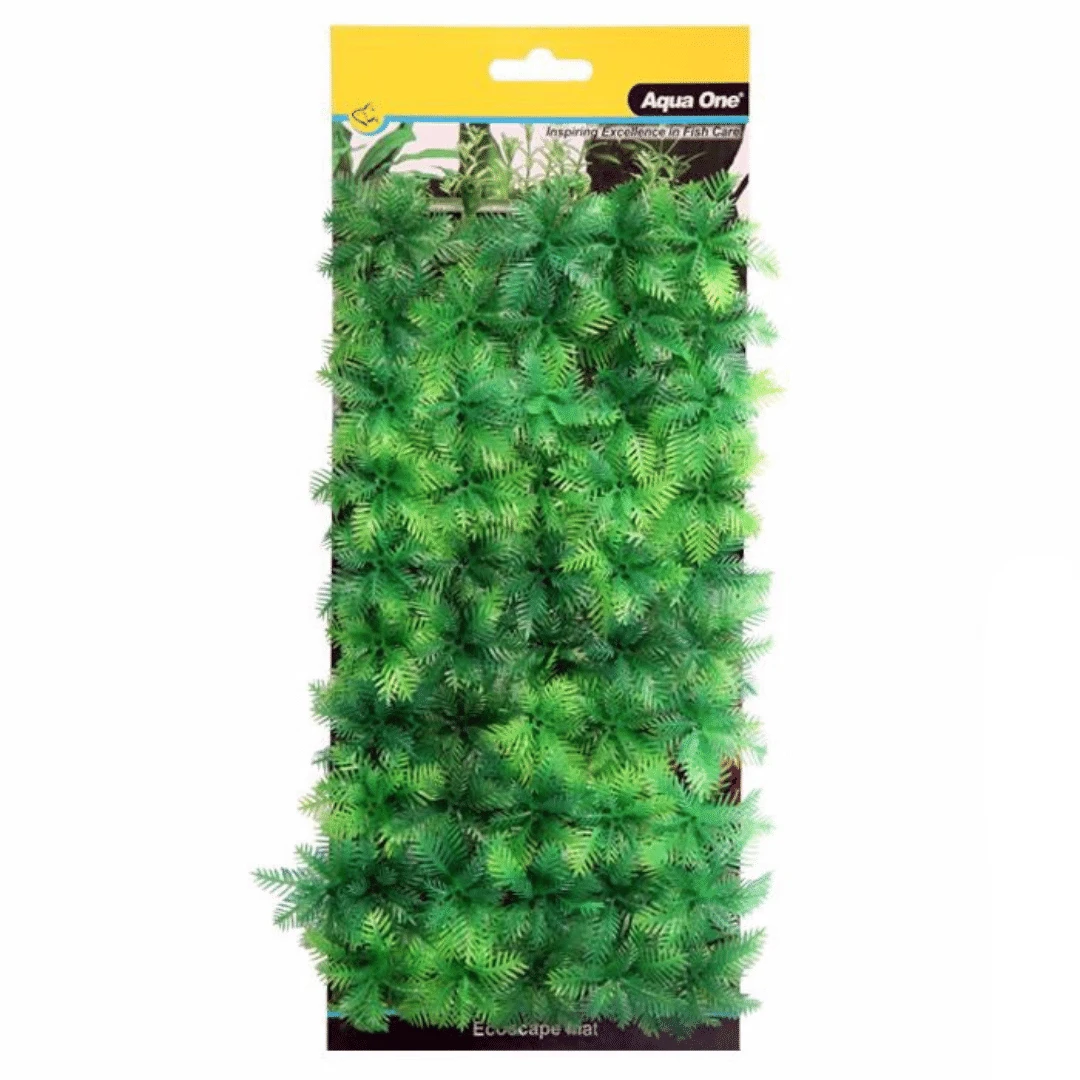 Aqua One Ecoscape Fern Mat Plastic Aquarium Plant Green 3 Aqua One Ecoscape Fern Mat Plastic Aquarium Plant Green