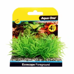 Aqua One Ecoscape Foreground Ricca Plastic Aquarium Plants 4pk Green