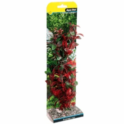 Aqua One Ecoscape Large Hygro Plastic Aquarium Plant Red