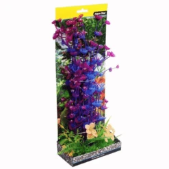 Aqua One Ecoscape Large Ogris Auribus Plastic Aquarium Plant Purple