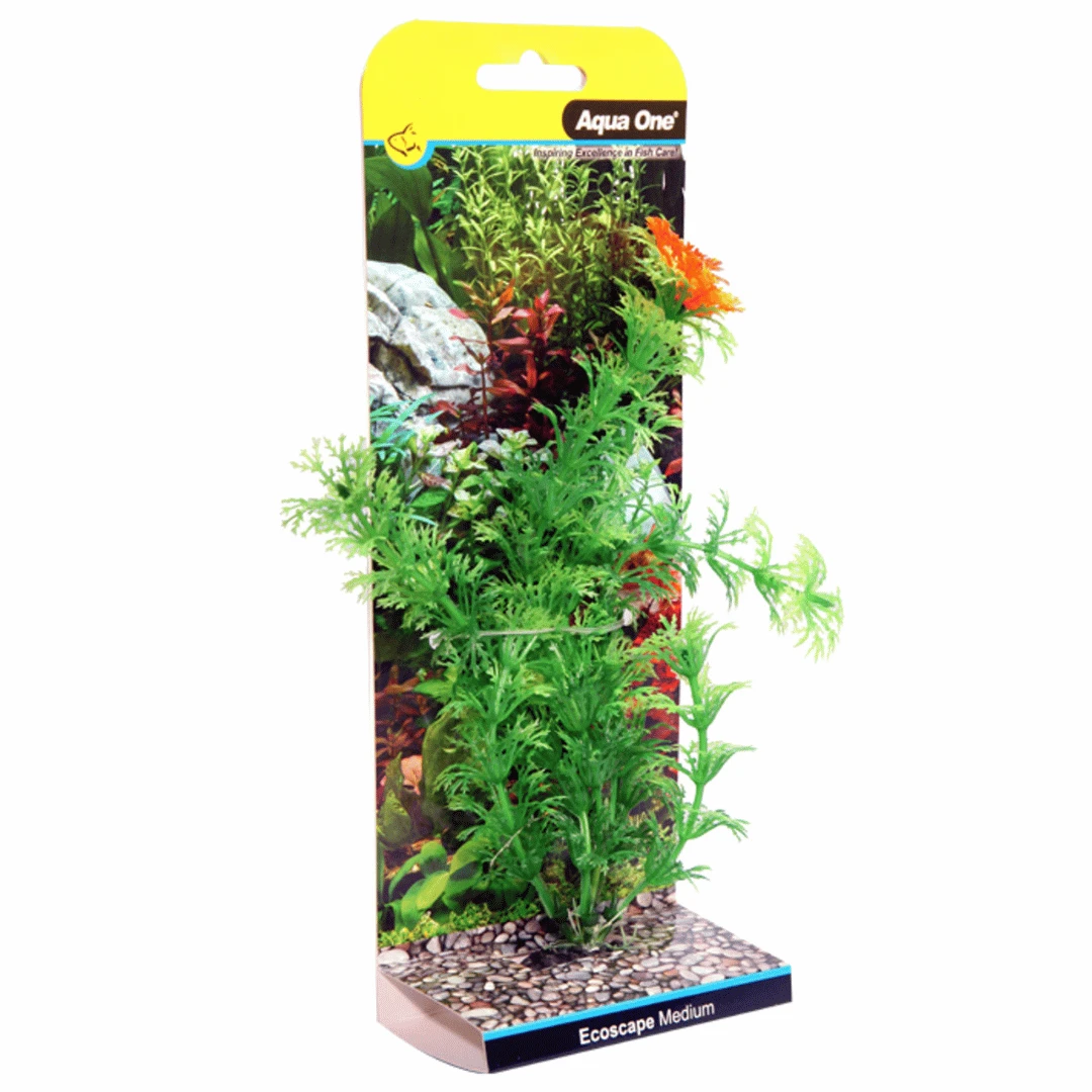 Aqua One Ecoscape Medium Planter Ambulia Plastic Aquarium Plant Green 3 Aqua One Ecoscape Medium Planter Ambulia Plastic Aquarium Plant Green