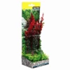 Aqua One Ecoscape Medium Ruffled Lace Plant Plastic Aquarium Plant Red