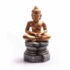 Aqua One Meditating Buddha Gold 9 X 8 .5 X 17.5cm 1 Aqua One Meditating Buddha Gold 9 X 8 .5 X 17.5cm -Nick and Pet Needs Aqua One Meditating Buddha Gold 9 x 8 .5 x 17.5cm