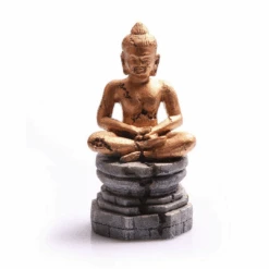 Aqua One Meditating Buddha Gold 9 X 8 .5 X 17.5cm
