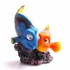 Aqua One Ornament Blue Tang And Clownfish 10 X 9.5 X 9.8cm -Nick and Pet Needs Aqua One Ornament Blue Tang And Clownfish 10 x 9.5 x 9.8cm