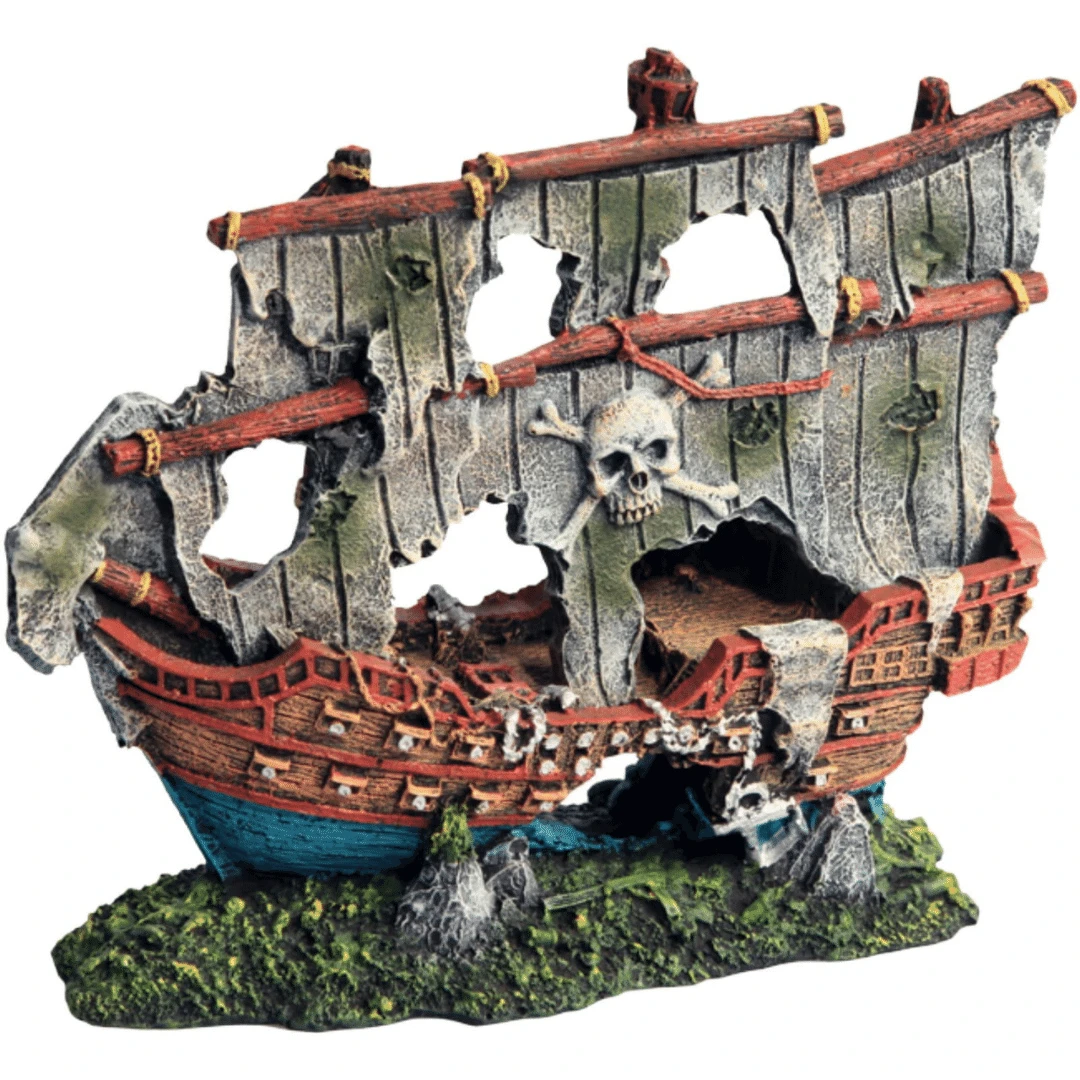 Aqua One Pirate Ship Small 19.5 X 8 X 16cm 3 Aqua One Pirate Ship Small 19.5 X 8 X 16cm