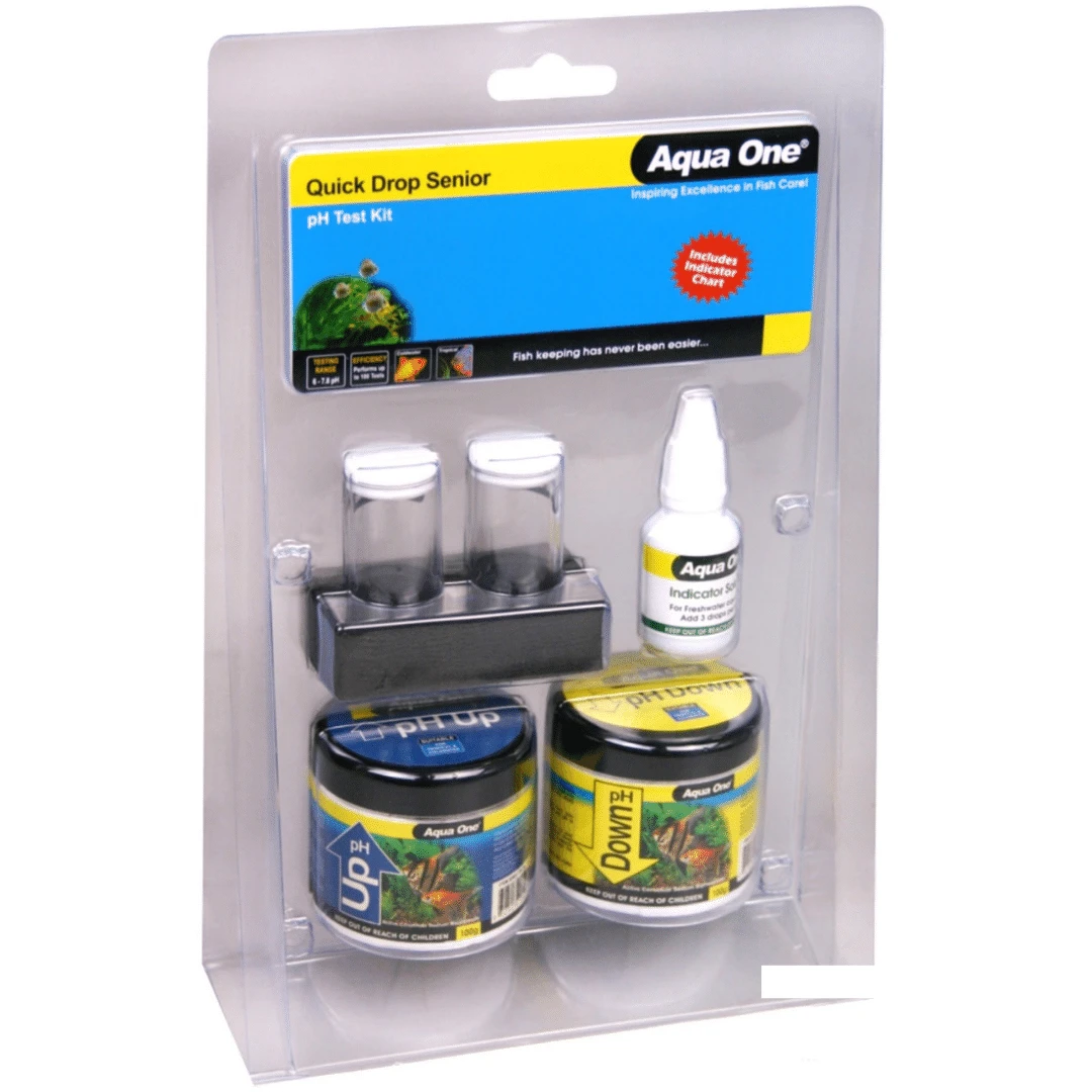 Aqua One QuickDrop PH 6 To 7.8 Senior Test Kit 100 Tests 3 Aqua One QuickDrop PH 6 To 7.8 Senior Test Kit 100 Tests