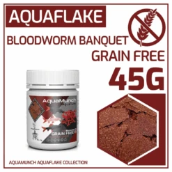 AquaMunch AquaFlake Bloodworm Banquet Flake 45g