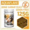 AquaMunch AquaFlake Brine Shrimp Feast Flake 125g -Nick and Pet Needs AquaMunch AquaFlake Bloodworm Banquet Flake 125g 2
