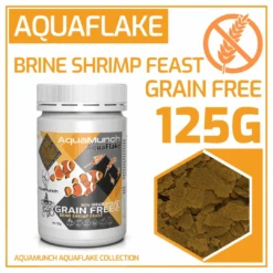 AquaMunch AquaFlake Brine Shrimp Feast Flake 125g