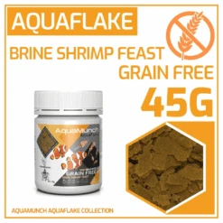 AquaMunch AquaFlake Brine Shrimp Feast Flake 45g