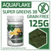 AquaMunch AquaFlake Super Greens Flake 125g -Nick and Pet Needs AquaMunch AquaFlake Super Greens Flake 125g