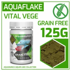 AquaMunch AquaFlake Vital Vege Flake 125g