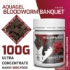 AquaMunch AquaGel Bloodworm Banquet 100G “Makes 500g” -Nick and Pet Needs AquaMunch AquaGel Bloodworm Banquet 100G Makes 500g