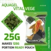 AquaMunch AquaGel Vital Vege 25g Ready Portion 2 AquaMunch AquaGel Vital Vege 25g Ready Portion -Nick and Pet Needs AquaMunch AquaGel Ultimate Omnivore 25g Ready Portion 1