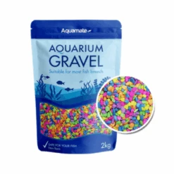 Aquamate Aquarium Gravel Fluro Multi Colour 2kg