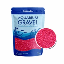 Aquamate Aquarium Gravel Fluro Pink 2kg