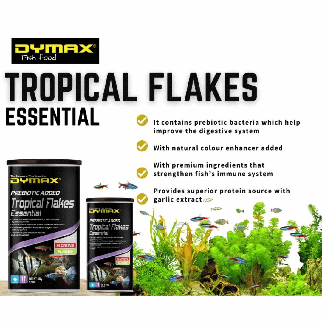 Dymax Tropical Flakes Essential 150g 4 Dymax Tropical Flakes Essential 150g - Image 2