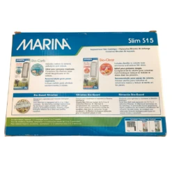 Marina Hang-On Power Filter Slim S15 -Nick and Pet Needs Hang On Power Filter Slim S15 Marina Packaging Back