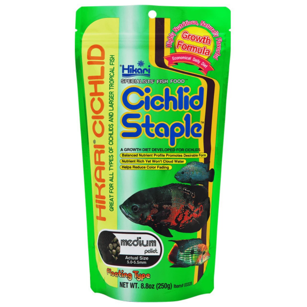 Hikari Cichlid Staple Floating Medium Pellet 5-5.5mm 57g 3 Hikari Cichlid Staple Floating Medium Pellet 5-5.5mm 57g